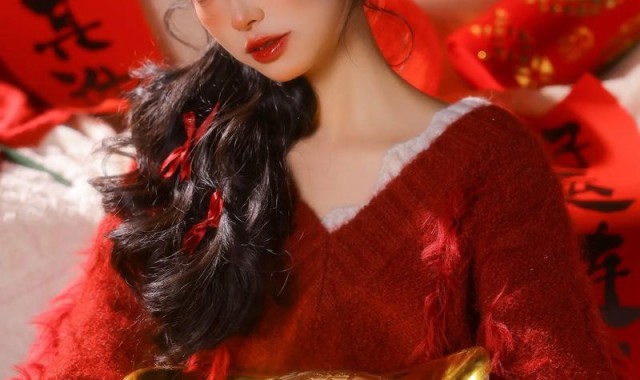 穿上这抹“新年红”,过年的氛围瞬间就来了~