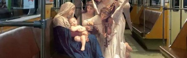 古典绘画里的人物步入现实