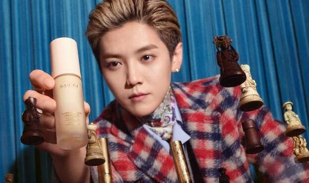 品牌代言人鹿晗演绎全新古驰美妆故事