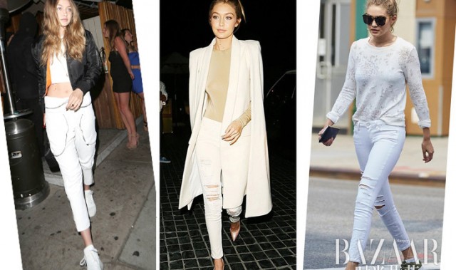 白色牛仔裤是长腿毁灭者？说它显胖那是你还不会穿！