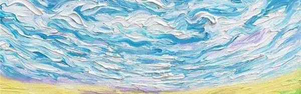 这位艺术家扔掉画笔，直接用手指作画！