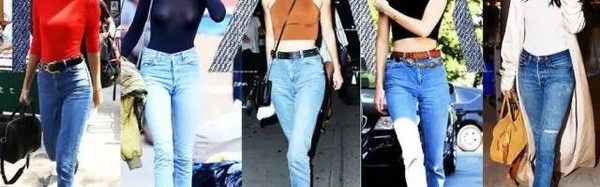 实穿秘笈——Kendall和她的一百条蓝色牛仔裤!