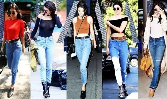 实穿秘笈——Kendall和她的一百条蓝色牛仔裤！