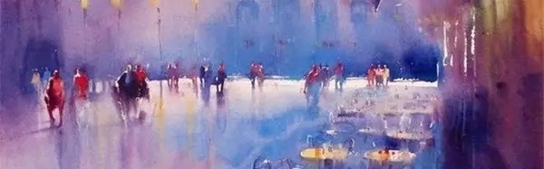 在他的笔下，繁忙都市都变得诗情画意了