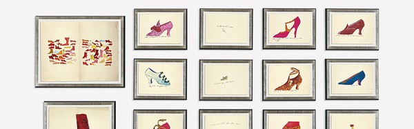 安迪·沃霍尔设计手稿被拍卖：追忆逝去的鞋子