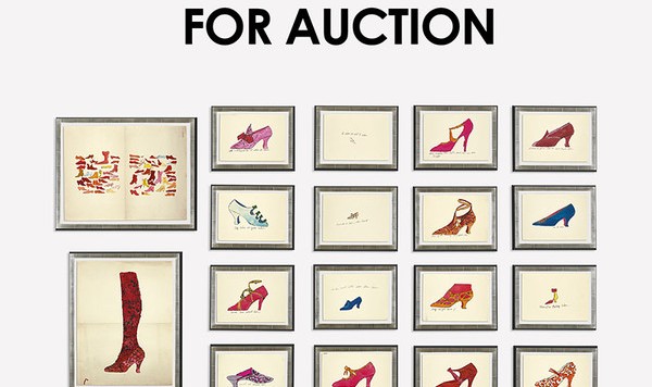 安迪·沃霍尔设计手稿被拍卖:追忆逝去的鞋子