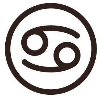 蟹座(かにざ)のシンボルマーク