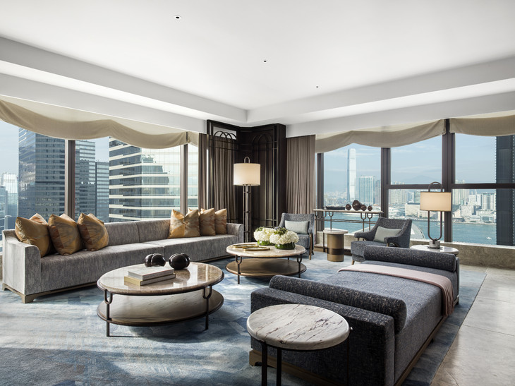 St.RegisHongKong, Presidential Suite, Living Rm, Harbour View