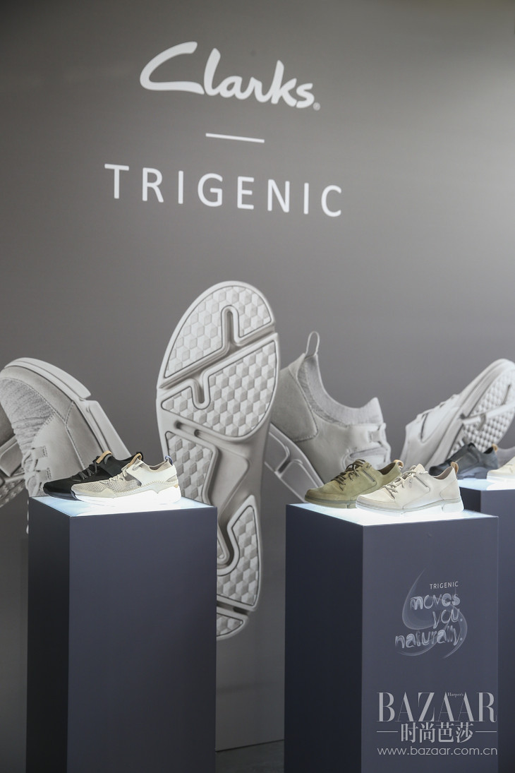 Clarks 2019春夏TRIGENIC运动行风系列展区