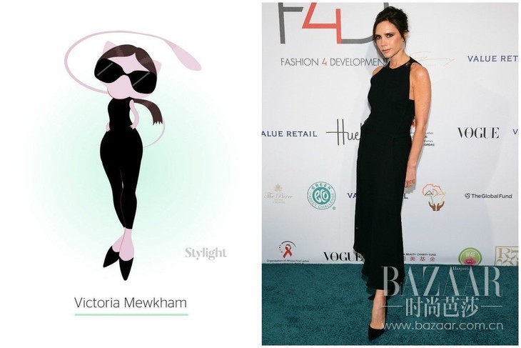 Victoria Mewkam：Victoria Beckham as Mew