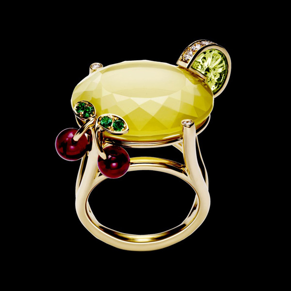 Piaget(伯爵)全新奢华Limelight鸡尾酒指环