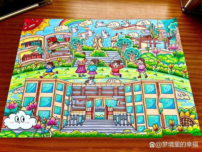 美，改变了学校的颜色