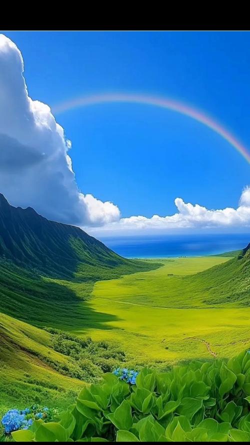 站在离天空最近的地方，触摸彩虹的颜色