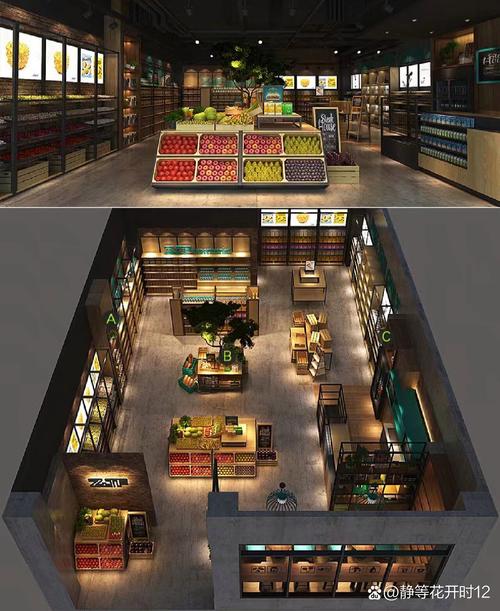 水果蔬菜店装修效果图,法国水果店装修要点:简单明了突出主题