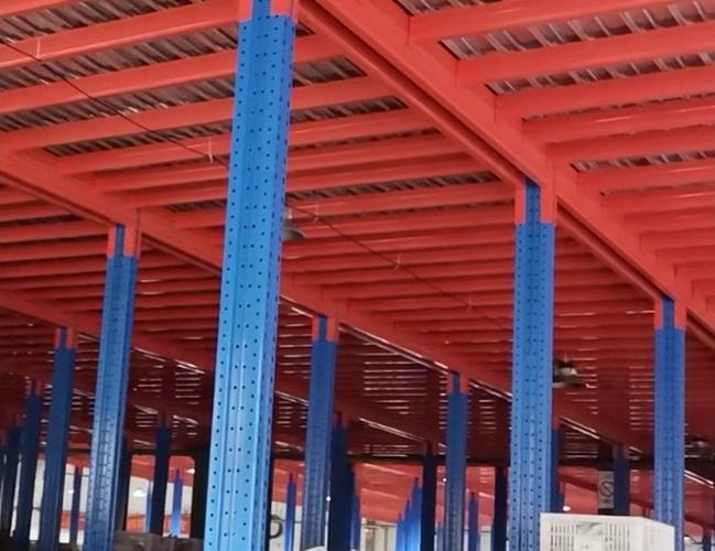 仓储货架平台阁楼,阁楼钢结构平台具备立体仓储模式