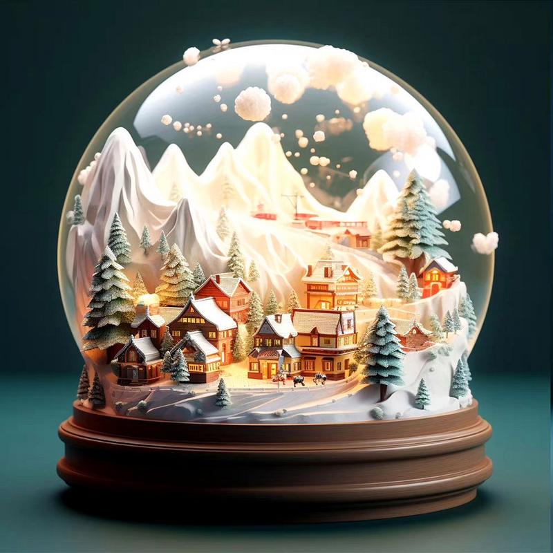 水晶球中的皑皑白雪,来自Balenciaga的未来世界