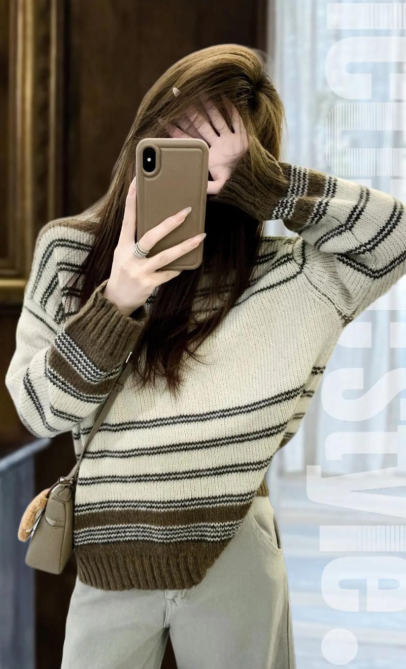 我穿毛衣配阔腿裤，这个冬天一点也不冷！