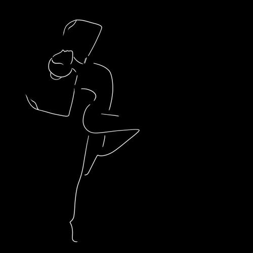 寥寥数笔，就把女人最完美的轮廓勾勒