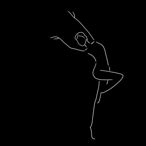 寥寥数笔，就把女人最完美的轮廓勾勒