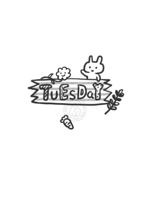 卡通图案简笔画,小林简笔画漫画《星期二特辑】